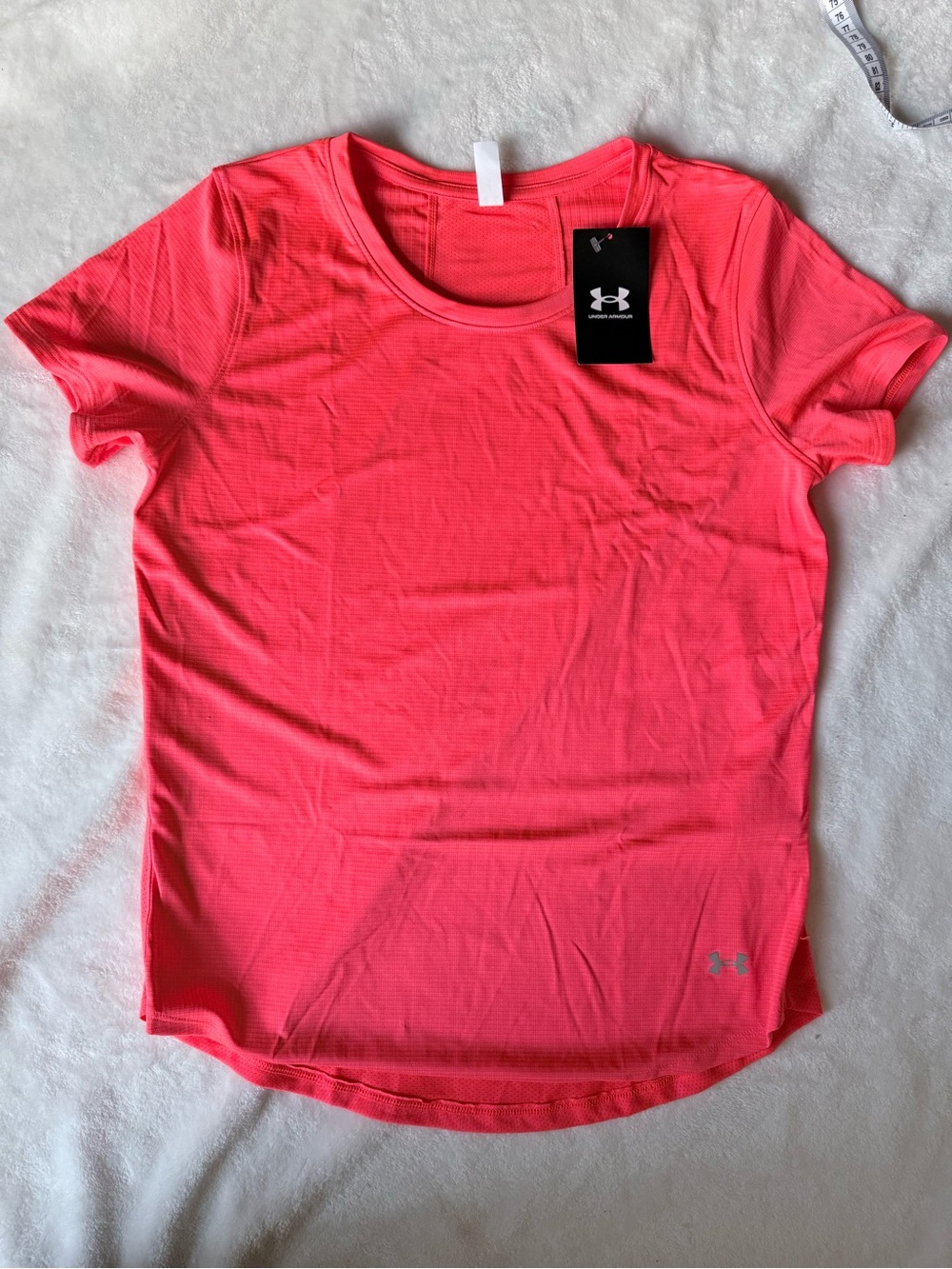 Under Armour Women's Neon Coral Short Sleeve Performance Tee